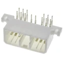 TE Connectivity MULTILOCK 070 Automotive Connector Male Natural Through Hole 14 Way Solder Termination 173860-1