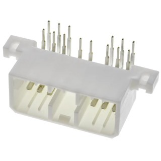 TE Connectivity MULTILOCK 070 Automotive Connector Male Natural Through Hole 14 Way Solder Termination 173860-1