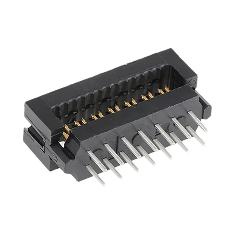 TE Connectivity 14-Way IDC Connector Male for Cable, 2 Row, 250V AC, 1A Current, AMP-LATCH Series 2-746610-2