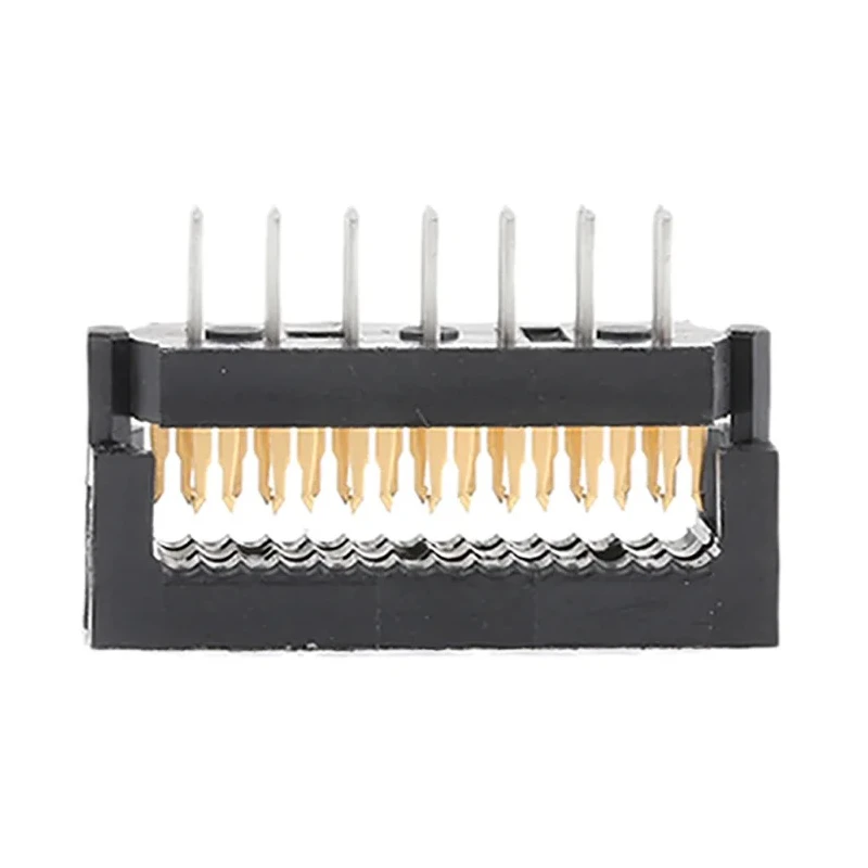 TE Connectivity 14-Way IDC Connector Male for Cable, 2 Row, 250V AC, 1A Current, AMP-LATCH Series 2-746610-2