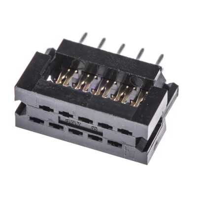 TE Connectivity 10-Way IDC Connector Male for Cable, 2 Row 2-746610-1