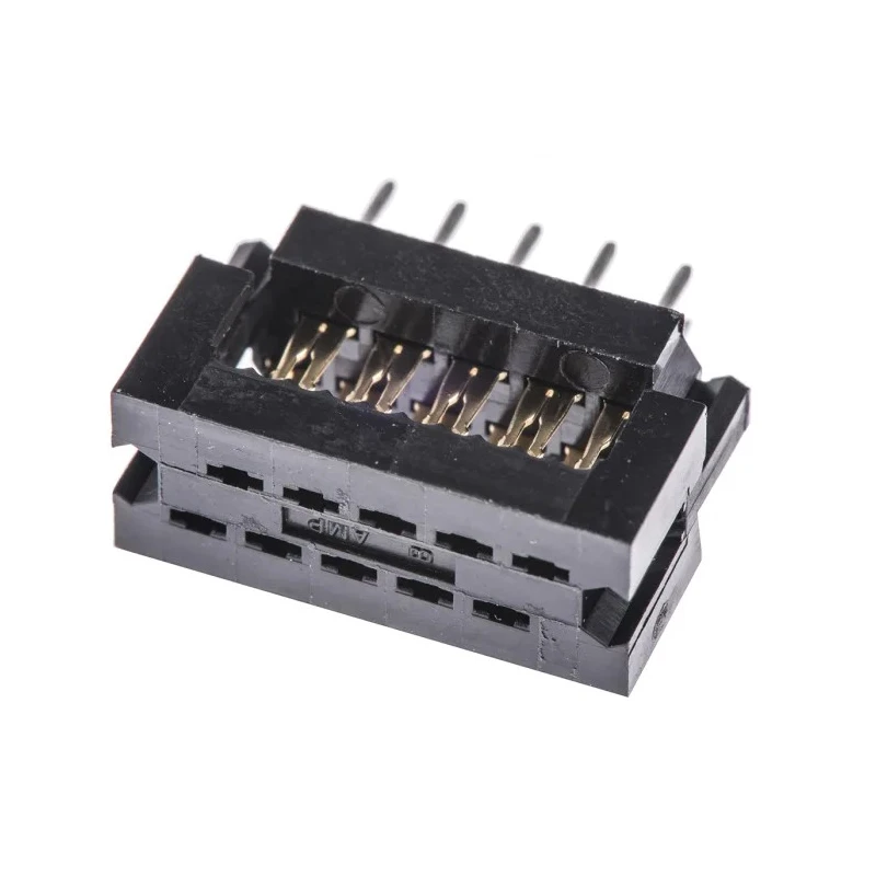 TE Connectivity 10-Way IDC Connector Male for Cable, 2 Row 2-746610-1