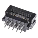 TE Connectivity 10-Way IDC Connector Male for Cable, 2 Row 2-746610-1