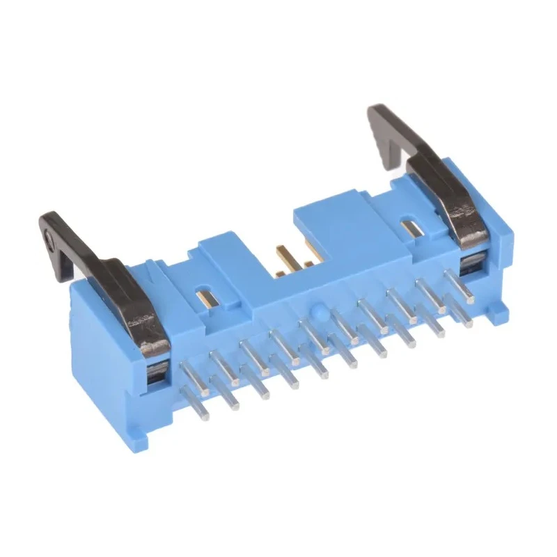 TE Connectivity AMP-LATCH Series Straight Through Hole PCB Header, 20 Contacts, 2.54 mm Pitch, 2 Row, Shrouded 2-1761608-7