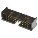 TE Connectivity AMP-LATCH Series Straight Through Hole PCB Header, 20 Contacts, 2.54 mm Pitch, 2 Row, Shrouded 5103309-5