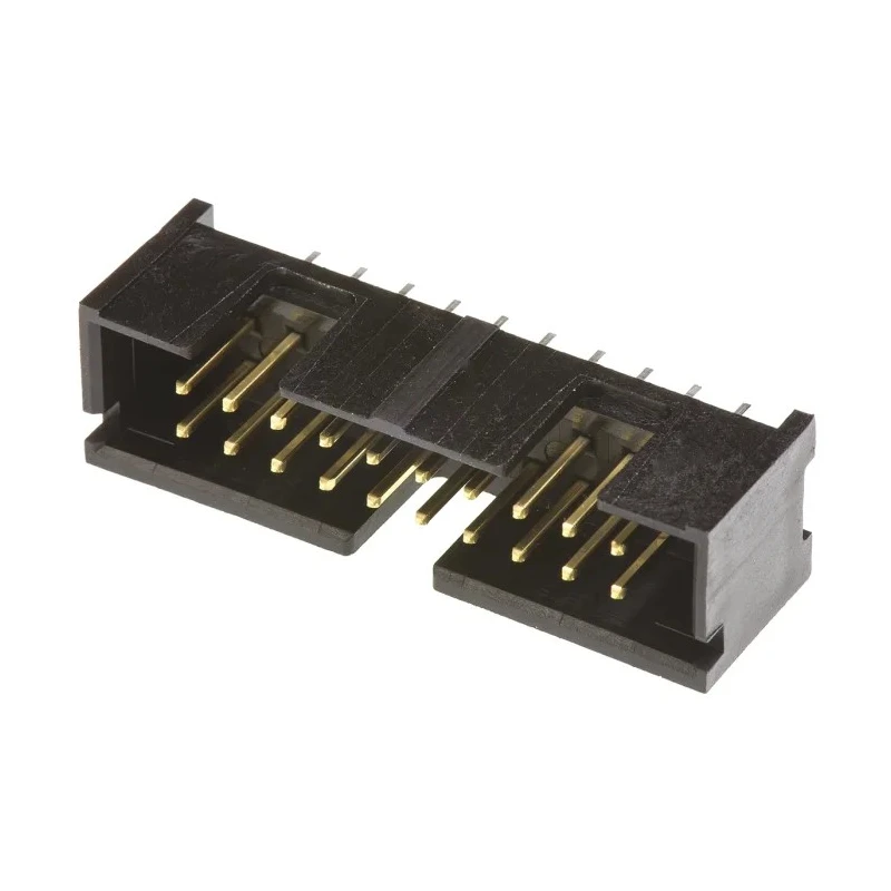 TE Connectivity AMP-LATCH Series Straight Through Hole PCB Header, 20 Contacts, 2.54 mm Pitch, 2 Row, Shrouded 5103309-5