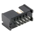 TE Connectivity AMP-LATCH Series Straight Through Hole PCB Header 10 Contacts 2.54 mm Pitch 2 Row Shrouded 5103309-1