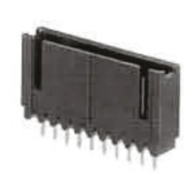 TE Connectivity AMPMODU MOD II Series Straight Through Hole Shrouded PCB Header 3 Contacts 2.54 mm Pitch 1 Row 8-102202-4