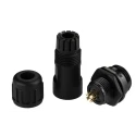 RS PRO Circular Connector Miniature 4 Contacts Cable Socket Female Threaded Mating IP68 Rated 200V 5A 144-0605