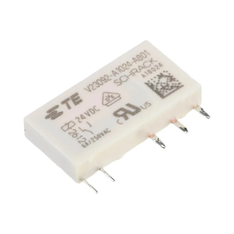 TE Connectivity PCB Power Relay 24V dc Coil 6A Switching Current SPDT V23092-A1024-A801