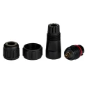RS PRO Circular Connector Miniature 2 Contacts Cable Mount Plug Male IP68 250V 13A 144-0607