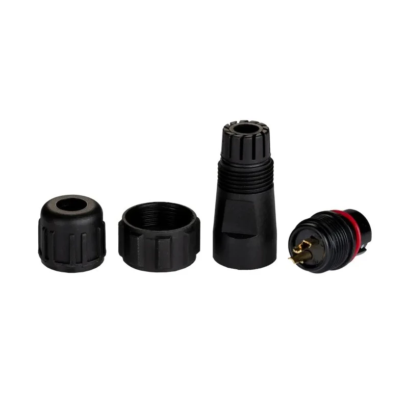 RS PRO Circular Connector Miniature 2 Contacts Cable Mount Plug Male IP68 250V 13A 144-0607