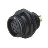 RS PRO Miniature Circular Connector 4 Contacts Front Mount Socket Female Threaded Coupling IP68 200V 5A 144-0613