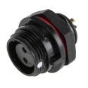 RS PRO Circular Connector, 2 Contacts, Front Mount, Miniature Socket Female, IP68 Rated, Threaded, 250V 13A 144-0611