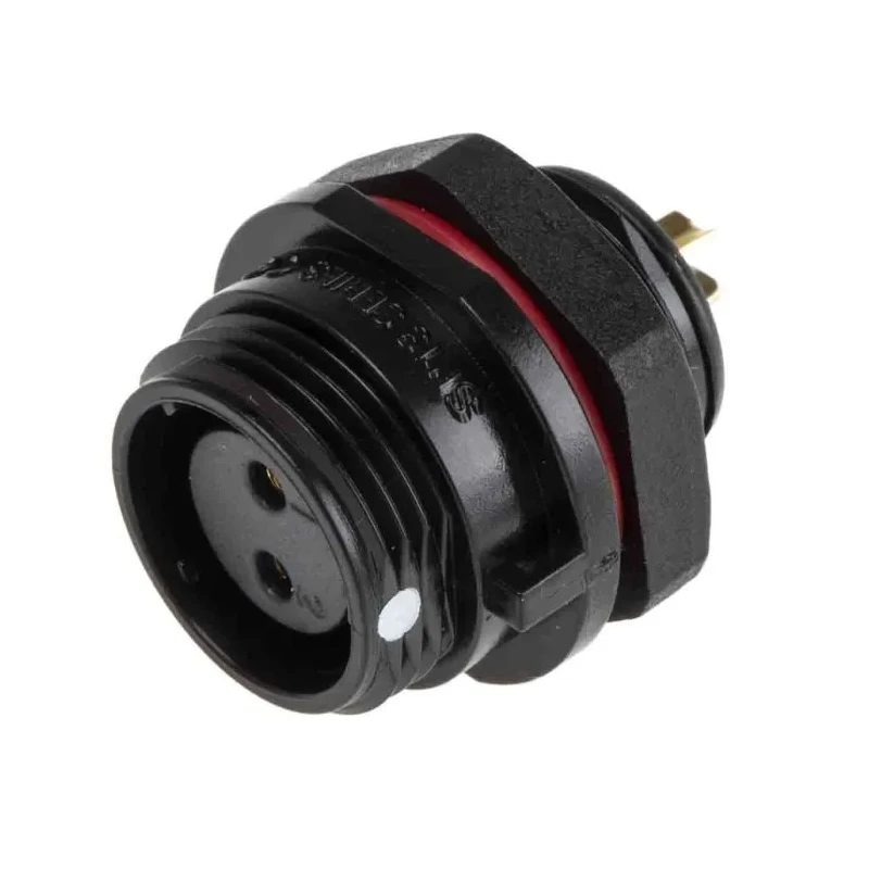 RS PRO Circular Connector, 2 Contacts, Front Mount, Miniature Socket Female, IP68 Rated, Threaded, 250V 13A 144-0611