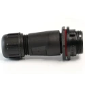 RS PRO Circular Connector, 5 Contacts, Cable Mount, Miniature Socket, Female, IP68, Threaded, 180V, 5A 144-0606