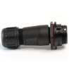 RS PRO Circular Connector, 5 Contacts, Cable Mount, Miniature Socket, Female, IP68, Threaded, 180V, 5A 144-0606