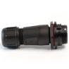RS PRO Circular Connector Miniature, 5 Contacts, Cable Mount, Socket Male, Threaded Mating, IP68 Rated, 180V, 5A 144-0618