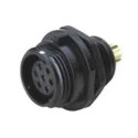 RS PRO Circular Connector, Miniature, Front Mount, 5 Contacts Socket Female, Threaded, IP68, 180V, 5A 144-0614