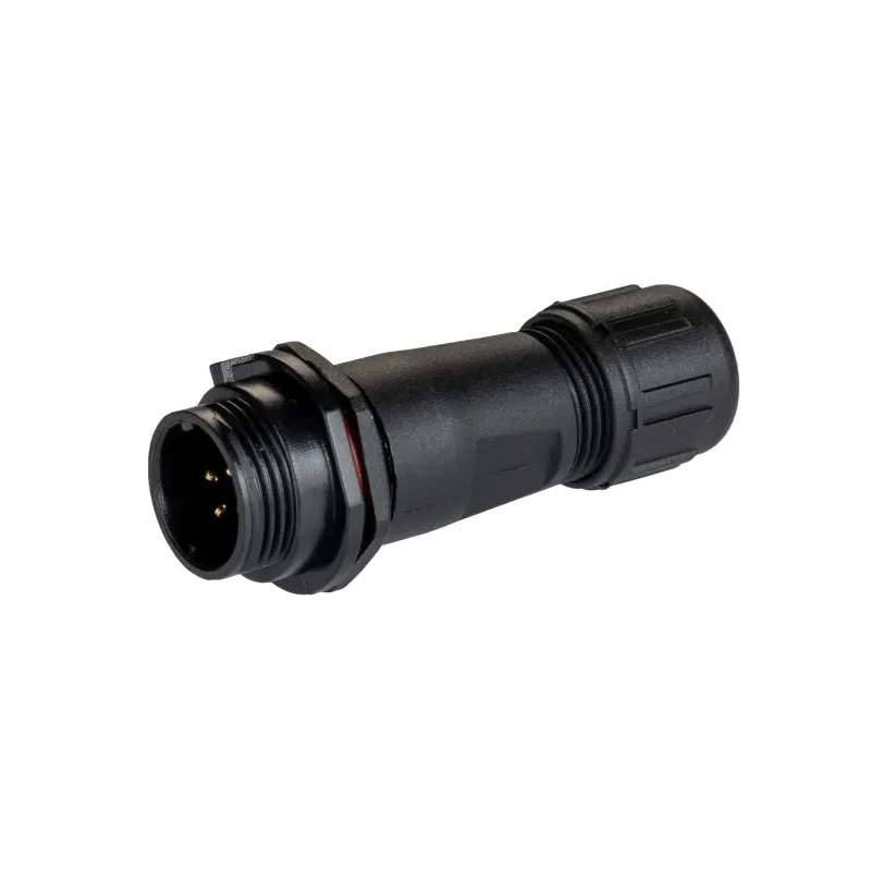 RS PRO Circular Connector Miniature Cable Socket, 4 Contacts, Male, Threaded Mating, IP68, 200V, 5A 144-0617