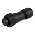 RS PRO Miniature Circular Connector 2 Contacts Cable Mount Plug Female 250V 13A Threaded IP68 144-0619