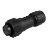 RS PRO Miniature Circular Connector 2 Contacts Cable Mount Plug Female 250V 13A Threaded IP68 144-0619