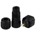 RS PRO Circular Connector Miniature 3 Contacts Cable Mount Plug Male IP68 250V 13A 144-0608