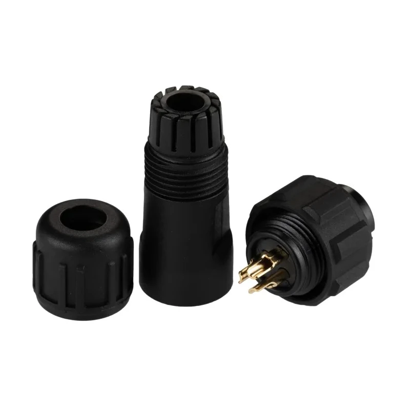 RS PRO Circular Connector Miniature 3 Contacts Cable Mount Plug Male IP68 250V 13A 144-0608