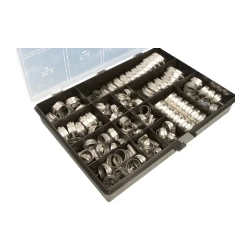 Jubilee 143 Piece Stainless Steel P-Clip Kit Zinc Plated 9.5 mm to 40 mm HCP143SS316