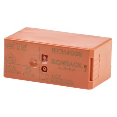 TE Connectivity PCB Power Relay 6V dc Coil 16A Switching Current SPDT RT314006