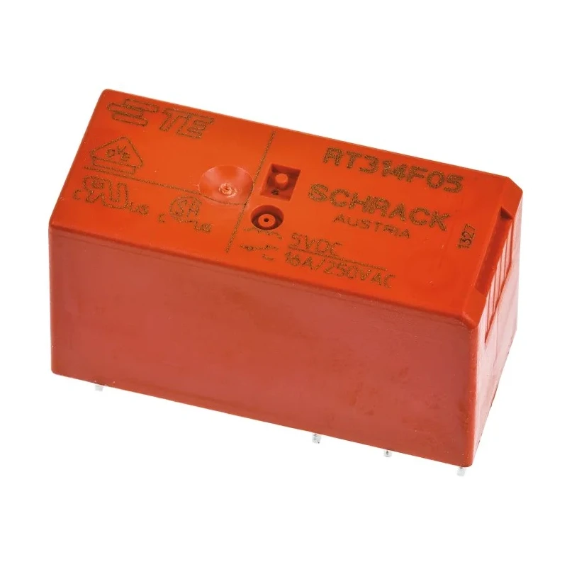 TE Connectivity PCB Power Relay, 5V dc Coil, 16A Switching Current, SPDT RT314F05