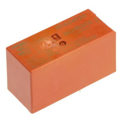 TE Connectivity PCB Power Relay 24V dc Coil 8A Switching Current DPDT RT424F24