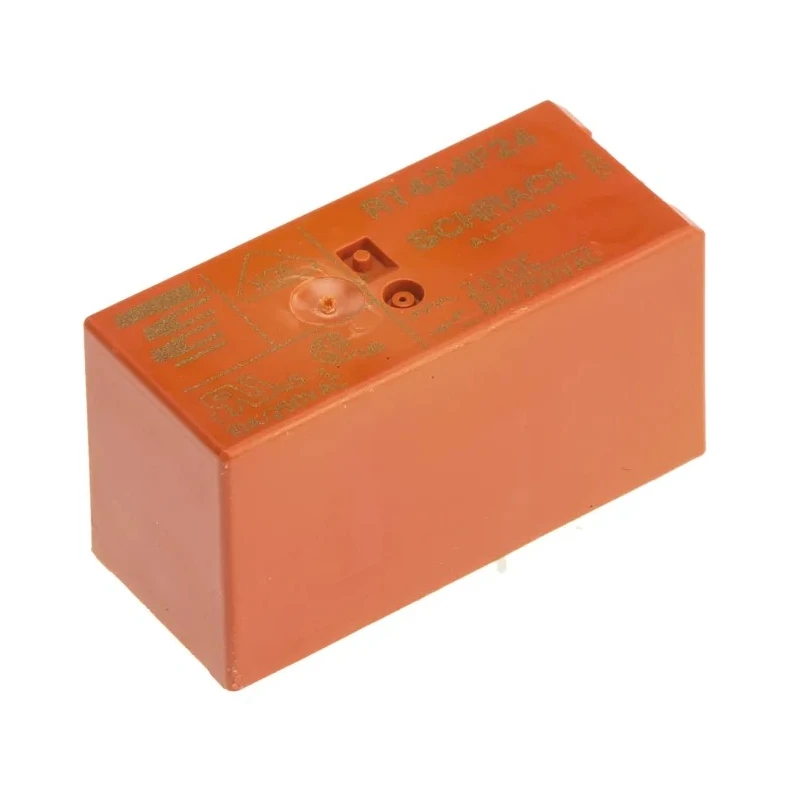 TE Connectivity PCB Power Relay 24V dc Coil 8A Switching Current DPDT RT424F24