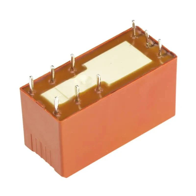 TE Connectivity Power Relay PCB Mount 24V DC Coil 8A Switching Current DPDT RT424F24