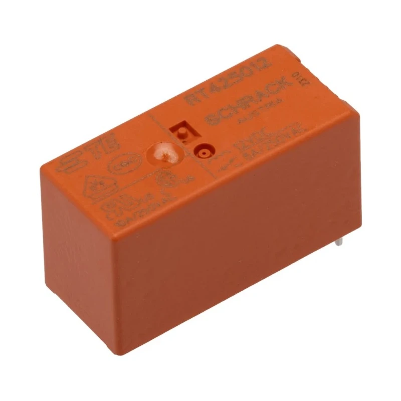 TE Connectivity PCB Power Relay 12V dc Coil 8A Switching Current DPDT RT425012