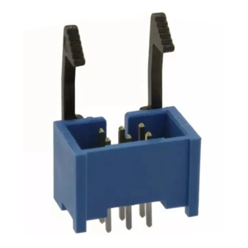 TE Connectivity AMP-LATCH Series Straight Through Hole PCB Header 6 Contact, 2.54 mm Pitch, 2 Row, Shrouded 2-1761606-1