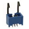 TE Connectivity AMP-LATCH Series Straight Through Hole PCB Header 6 Contact, 2.54 mm Pitch, 2 Row, Shrouded 2-1761606-1
