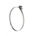 Jubilee Stainless Steel Slotted Hex Quick Release Strap Hose Clip 50mm-200mm ID CAS200SS