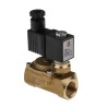 RS PRO Solenoid Valve 2 Port Normally Closed 24V DC Brass Body 15 Bar Max Pressure 144-0797