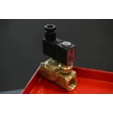 RS PRO Solenoid Valve 2 Port Normally Closed 24V DC Brass Body 15 Bar Max Pressure 144-0797