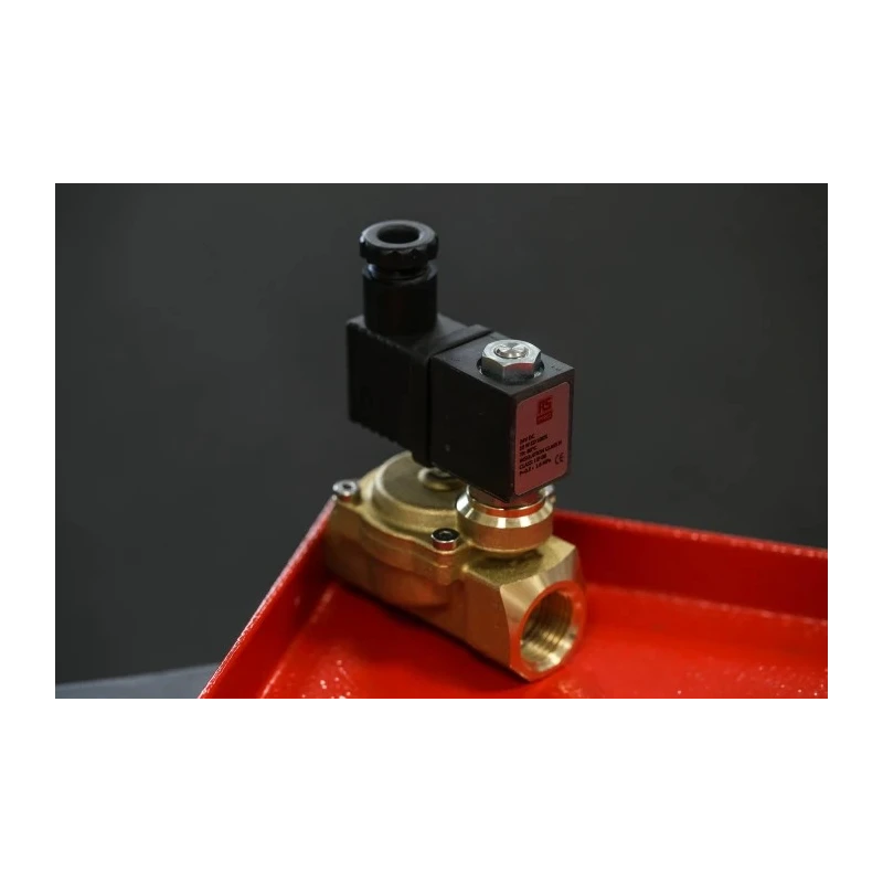 RS PRO Solenoid Valve 2 Port Normally Closed 24V DC Brass Body 15 Bar Max Pressure 144-0797
