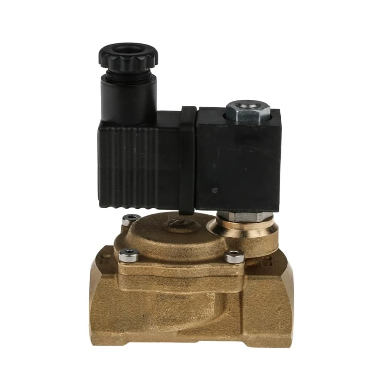 RS PRO Solenoid Valve 2 Port Normally Closed 24V DC Brass Body 15 Bar Max Pressure 144-0797