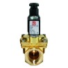 RS PRO Solenoid Valve, 2 Port, Normally Open, Brass Body, 220V AC, Max Pressure 12 bar, Flow Factor Kv11m³/h 144-0816