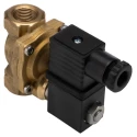 RS PRO Solenoid Valve, 2 Port, Normally Closed, Brass Body, G3/8 BSP, 24V DC, 15 bar Pressure, Flow Factor Kv 1.7 144-0794