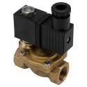 RS PRO Solenoid Valve, 2 Port, Normally Closed, Brass Body, G3/8 BSP, 24V DC, 15 bar Pressure, Flow Factor Kv 1.7 144-0794