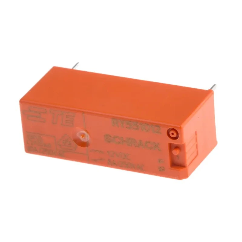 TE Connectivity Power Relay PCB Mount 12V DC Coil 8A Switching Current RY551012