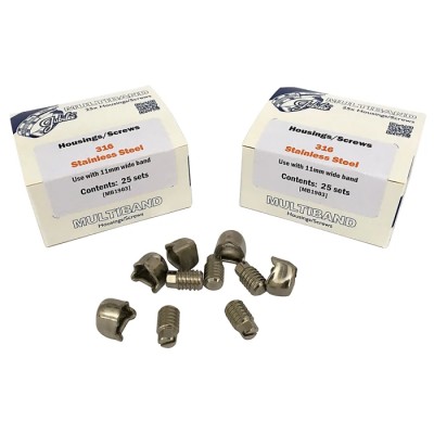 Jubilee 25 Piece Stainless Steel Hose Clip Screw Housing MB1903