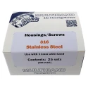Jubilee 25 Piece Stainless Steel Hose Clip Screw Housing MB1903