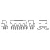 TE Connectivity Micro-MaTch Series Straight Surface PCB Socket, 10-Contact, 2 Row, 2.54 mm Pitch Solder 1-188275-0