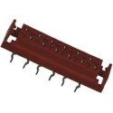 TE Connectivity Micro-MaTch Series Straight Through Hole Female-On-Board PCB Socket, 16-Contact 2 Row 2.54 mm 1-338068-6